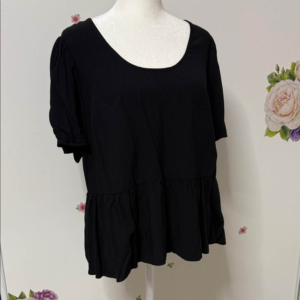 Elegant Black Women's Top